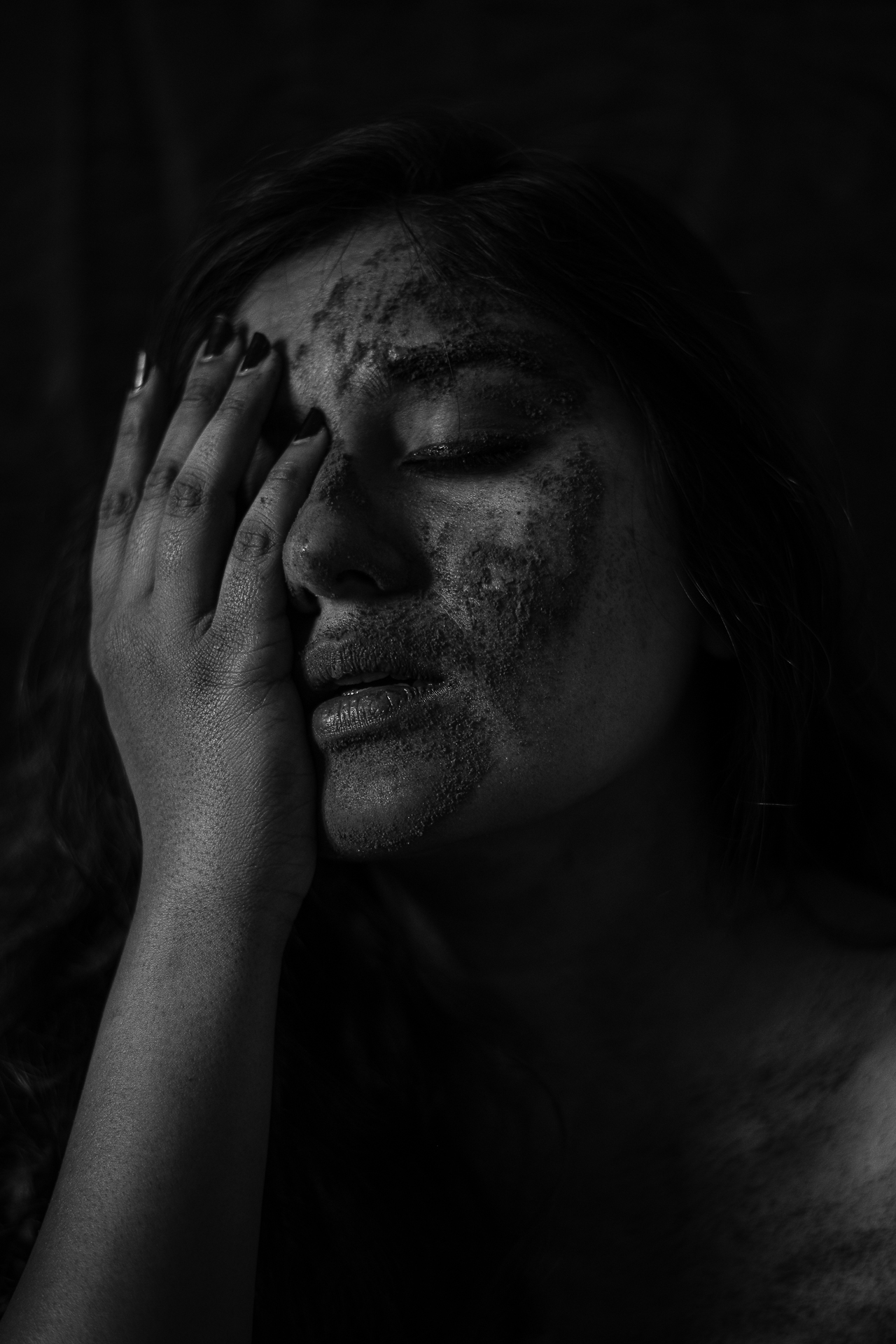Black & White Portrait Photography Despair
